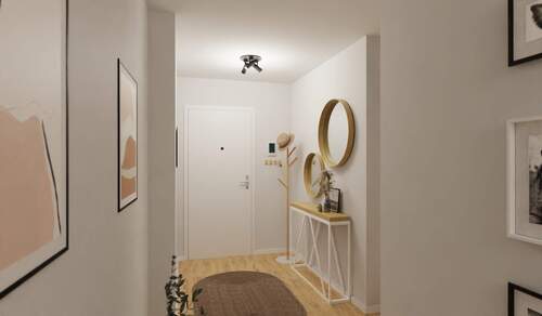 Heller und freundlicher Eingangsbereich - 