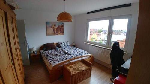Schlafzimmer - Etagenwohnung mit 65,50 m&sup2; in Wiesbaden zur Miete