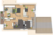 Grundriss Obergeschoss - 