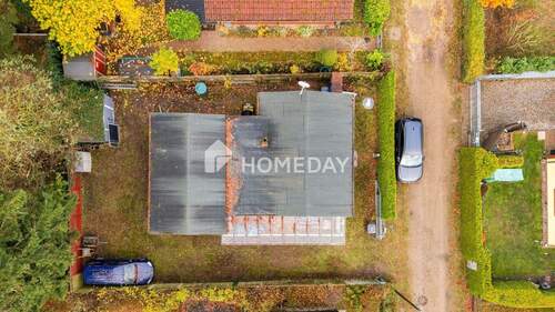 Außenansicht Drohne 3 - 2 Zimmer Bungalow zum Kaufen in Loissin