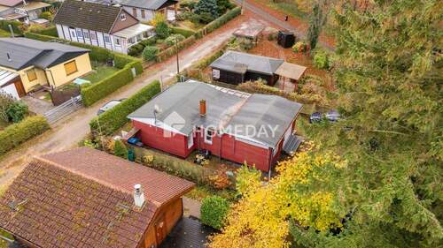 Außenansicht Drohne 7 - Bungalow mit 66,60 m&sup2; in Loissin zum Kaufen