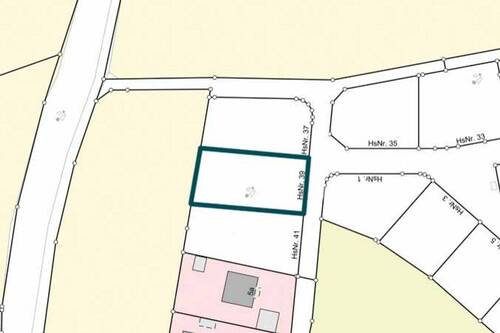 Flurkarte - Baugrundstück in Bergheim-Neuburg an der Donau