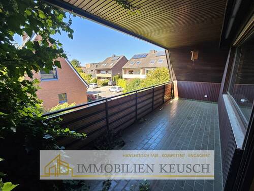 Großer überdachter Balkon - 
