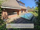Große Sonnenterrasse mit Pool - Einfamilienhaus in in begehrter & zentraler Lage von HB-Neustadt mit Potential, Garage, Balkon&Pool