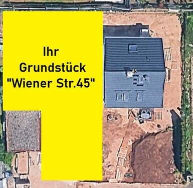 Aus der Vogelperspektive - Grundstück zum Kaufen in Erlangen