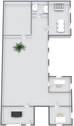 Leipziger Str 19 - 1 Boden - 3D Floor Plan - 