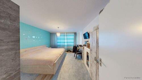 Schlafzimmer - Etagenwohnung mit 77,00 m&sup2; in Hannover / Linden-Mitte zum Kaufen