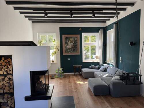 Wohnzimmer, EG, Haupthaus - 8 Zimmer Mehrfamilienhaus, Wohnhaus in Solingen