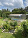 Poolhaus und Teich - 