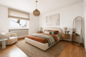 Schlafzimmer visualisiert - 