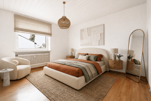 Schlafzimmer visualisiert - 