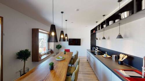 Ansicht Küche/Esszimmer - 