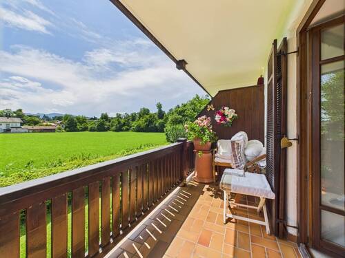 Ausblick vom Balkon - 4 Zimmer Etagenwohnung zum Kaufen in Prien am Chiemsee
