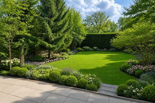 KI-Visualisierung Garten - 