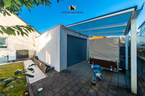 Garage Gartenseite /Carport - 