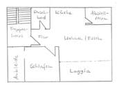Wohnungsgrundriss - 