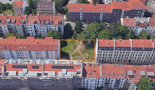 Edlichstraße 15 Luftbild - Etagenwohnung mit 86,60 m&sup2; in Leipzig zum Kaufen