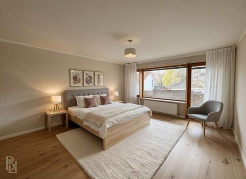 Schlafzimmer2 und 4 - (KI generiert) - Einfamilienhaus mit 180,00 m&sup2; in Berlin zum Kaufen