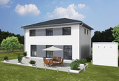 EFH Markus Garten Giebel Ost.png - Schönes Einfamilienhaus Neubau mit Grundstück in Top- Wohnlage