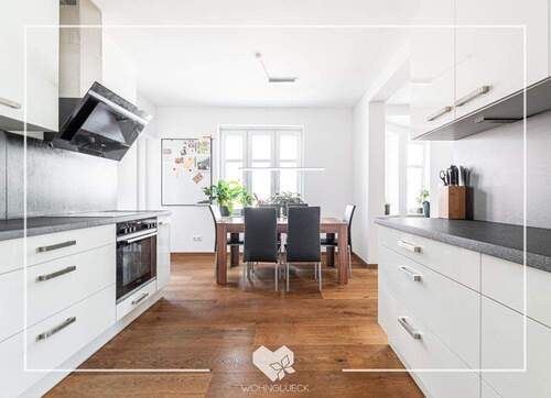 Küche-/Essbereich - 2 Zimmer Etagenwohnung in Augsburg