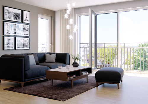 Wohnraum - Moderne Wohnung mit Aussicht - 1.150,00&nbsp;EUR Kaltmiete, ca.&nbsp; 91,00&nbsp;m&sup2;&nbsp;Wohnfl&auml;che