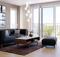 Moderne Wohnung mit Aussicht - 1.150,00&nbsp;EUR Kaltmiete, ca.&nbsp; 91,00&nbsp;m&sup2;&nbsp;Wohnfl&auml;che in Erfurt (PLZ: 99097) Wiesenhügel