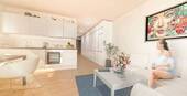 Wohnen/Essen/Küche 1 - Etagenwohnung mit 53,10 m² in Burglengenfeld zum Kaufen