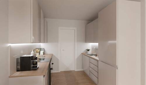 Die offene Wohnküche lädt zum gemeinsamen Kochen e - 3 Zimmer Etagenwohnung zum Kaufen in Germersheim