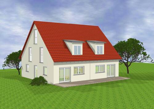 Doppelhaushälfte 1 - Mehr Raum für´s Familienleben – Einfamilien- und Doppelhäuser in Mimberg (DHH1)