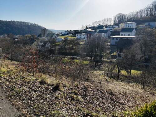 Ausblick/Grundstücksimpressionen im Winter - 