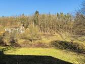 Grundstücksimpressionen im Winter / Ansicht von Westen zum Grundstück - 