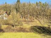 Grundstücksimpressionen im Winter / Blick von Westen auf das Grundstück - 