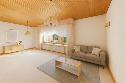 Wohnzimmer Möbliert - Einfamilienhaus mit 206,00 m&sup2; in Ganderkesee zum Kaufen