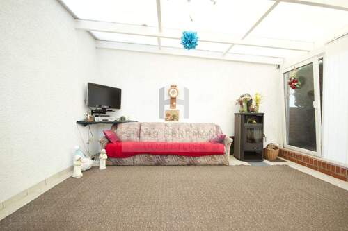 Wintergarten mit Kamin - 