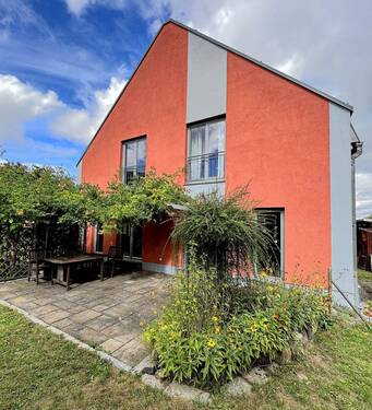 Blick auf die Terrasse - Zwischen Ruhe und Stadt - das Beste aus beiden Welten in Erfurt-Marbach