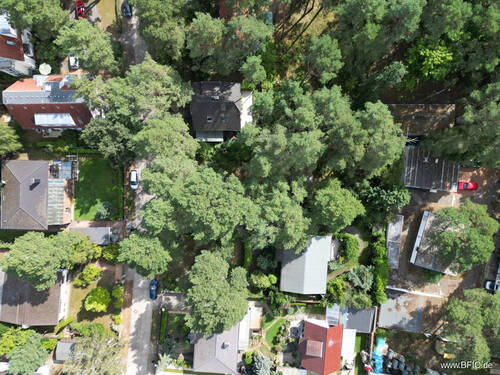 Draufsicht - Ruhiges Baugrundstück nahe Dahme: Platz für zwei Einfamilienhäuser