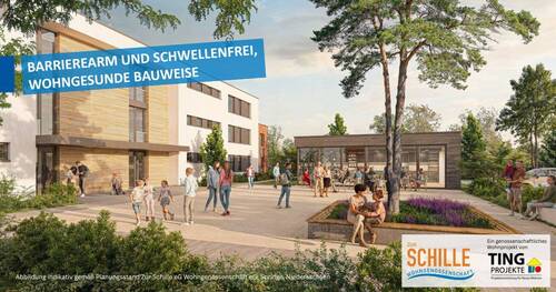 Gemeinschaftsplatz, Quartiersh - Suburban, naturnah leben: 2-Zi.-Whg in Bennigsen - Private Wohngenossenschaft - (mit WBS) ZS