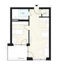 Grundriss 2 Zimmer EG - 