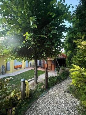 Blick von der Sauna - 