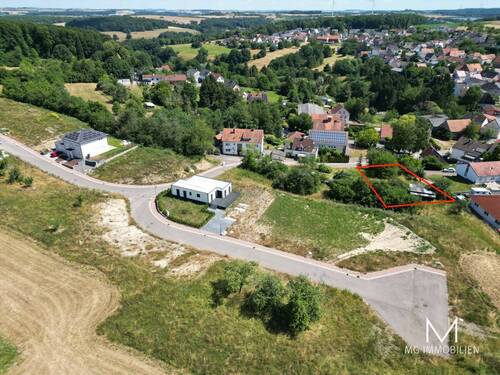 Ansicht Baugrundstück - MG - Baugrundstück am Feldrand in Kleinsteinhausen