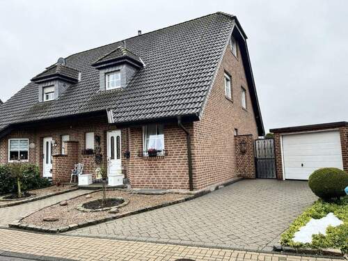 Frontansicht 2 - Gepflegte Doppelhaushälfte mit Garage in ruhiger Lage von Straelen-Herongen