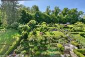 Bühnenblick, Garten am Wald - +++ 3-Fam.-DHH - direkter Waldzugang-Fuchsrain - idyllisch & citynah - Nordhang mit Fernblick - Schwimmbad - 6 Parkpl...