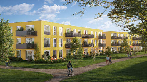 Max-Kraus-Quartier - Showroom geöffnet: Entdecken Sie die traumhafte 2-Zimmer-Wohnung auf der obersten Etage