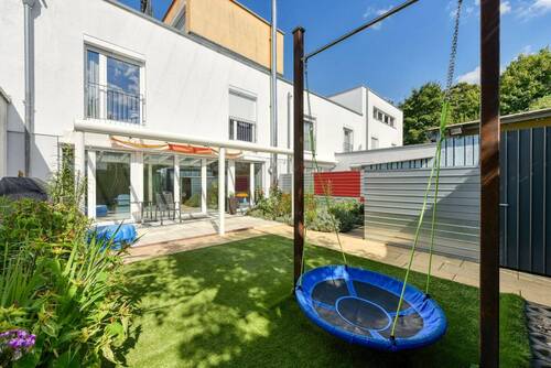 Garten von Westen - 4 Zimmer Reihenmittelhaus in Stuttgart
