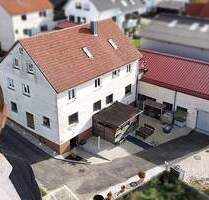 Wohnhaus mit Dachstudio, Werkstatt, Büros und KFZ-Halle - vielseitiges Anwesen auf 1.253 m² - Sonnenbühl Genkingen