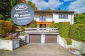 Wohnhaus und Doppelgarage - Ein- bis Zweifamilienhaus in sonniger Aussichtslage von Wald-Michelbach!