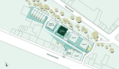 Lage der Eigentumswohnung im Quartier - 