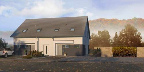 Ein Haus mit 2 gleichgroßen Wohnungen - Individuell geplante Doppelhaushälfte in Pesterwitz - inkl. Grundstück