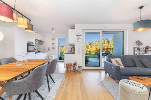 Wohn-/Esszimmer - 3 Zimmer Etagenwohnung zum Kaufen in Vaterstetten