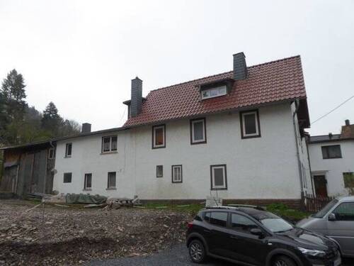 Seitenansicht - 8 Zimmer Mehrfamilienhaus, Wohnhaus in Schwarzburg